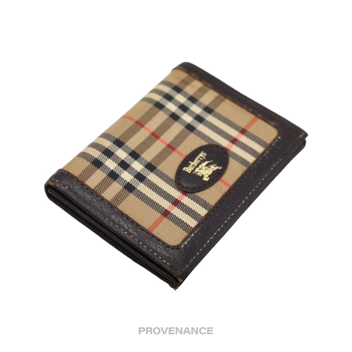 🔴 Burberry ID Card Wallet - Nova Check