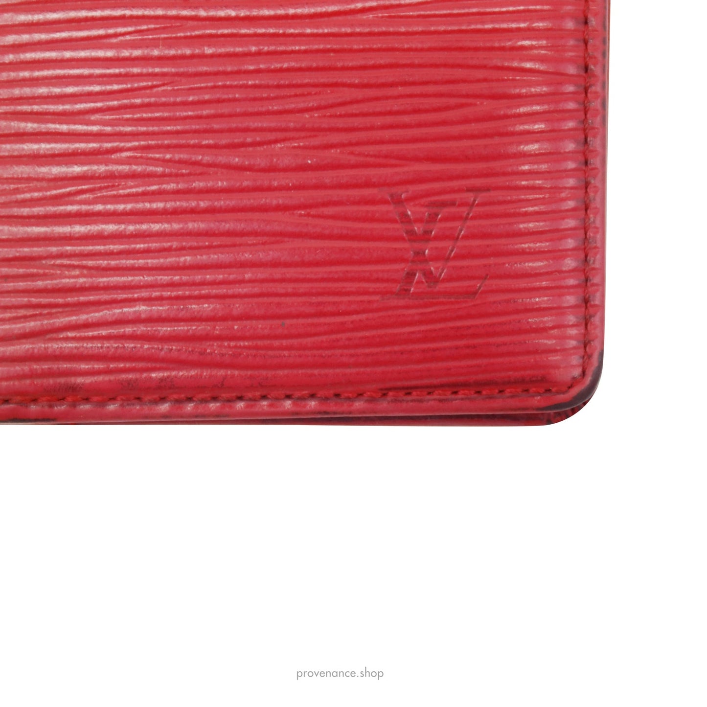 🔴 Louis Vuitton Pocket Organizer Wallet - Red Epi Leather