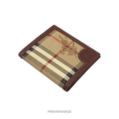 🔴 Burberry Bifold Wallet - Nova Check