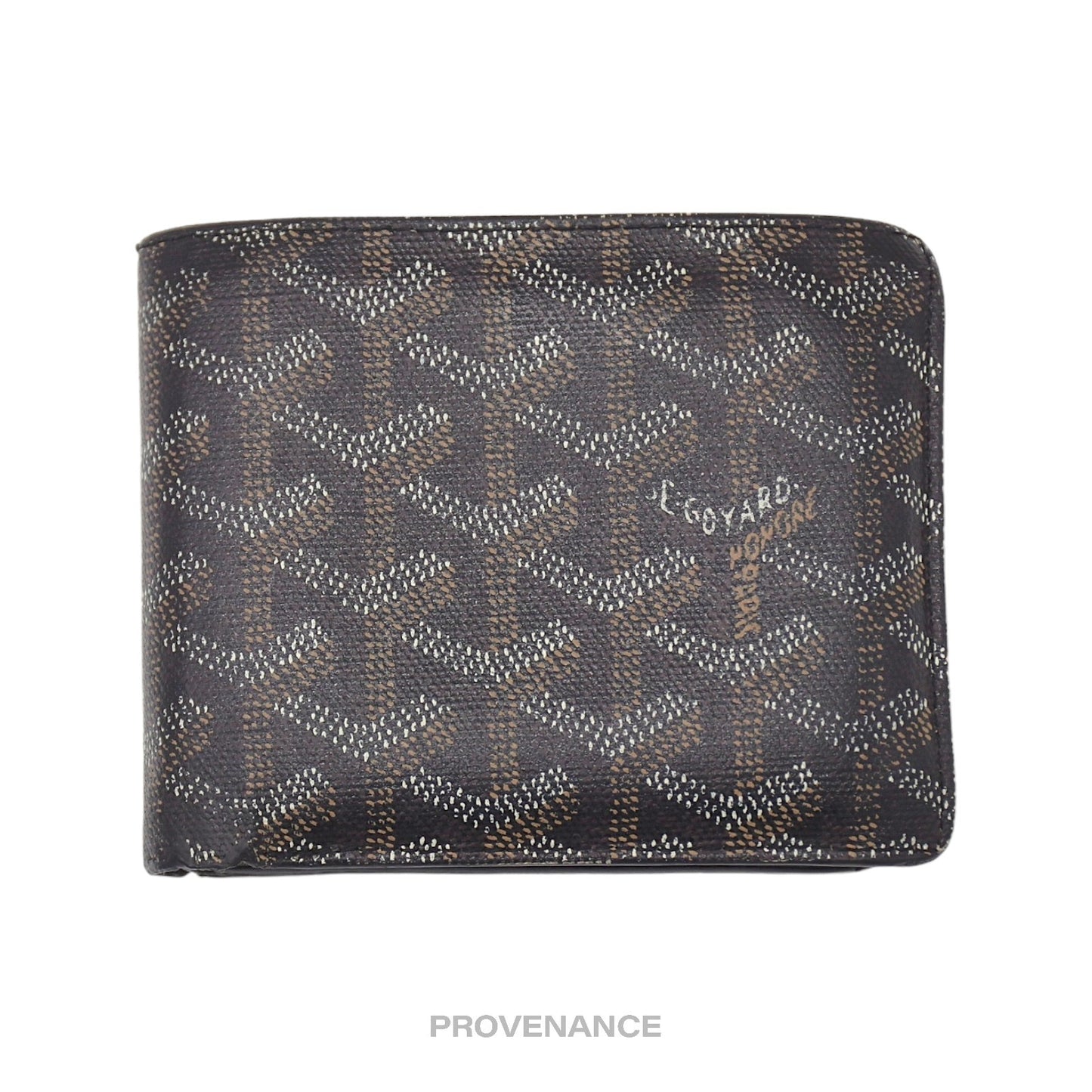 🔴 Goyard St. Florentin Wallet - Black Goyardine