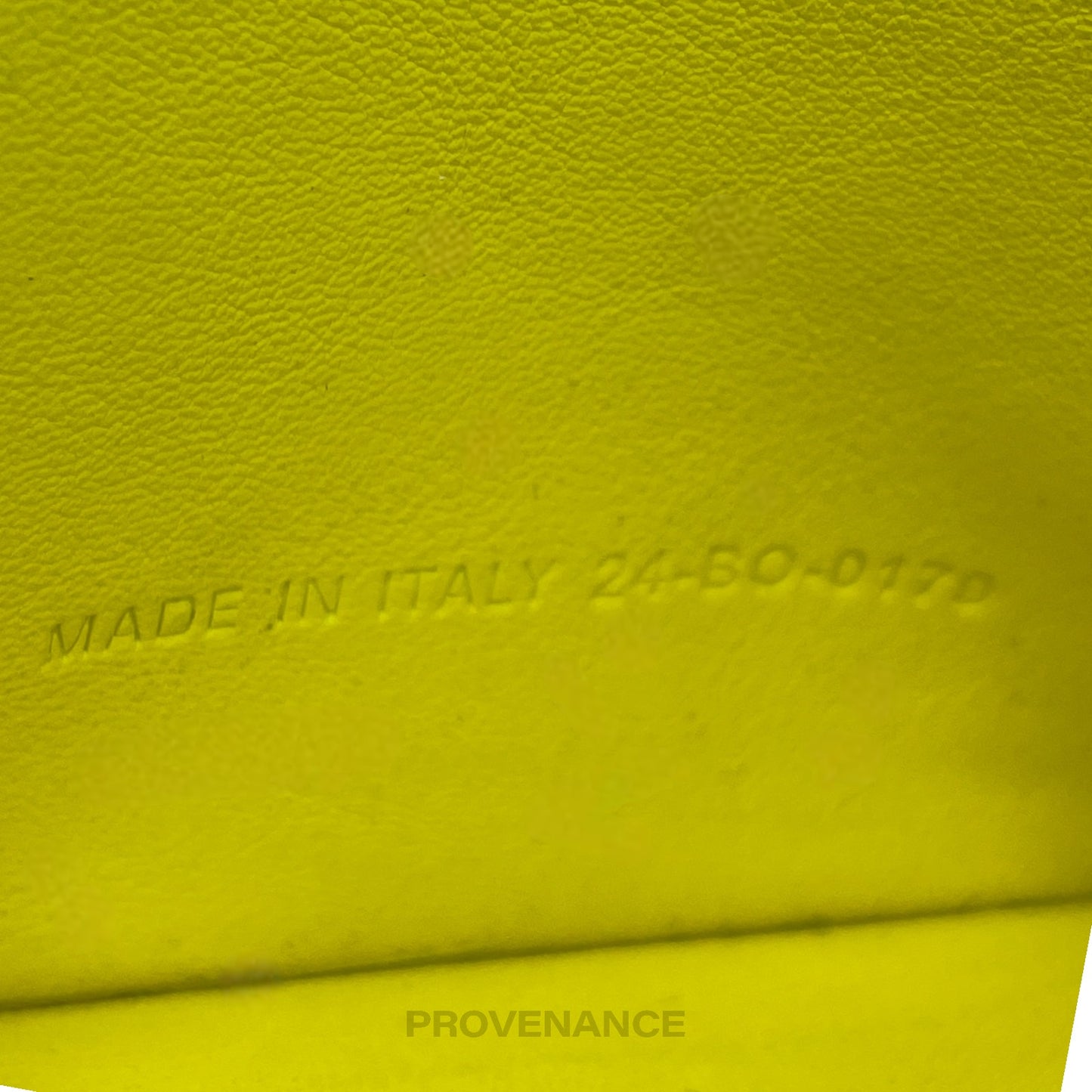 🔴 Dior Card Holder Wallet - Canary Yellow Leather