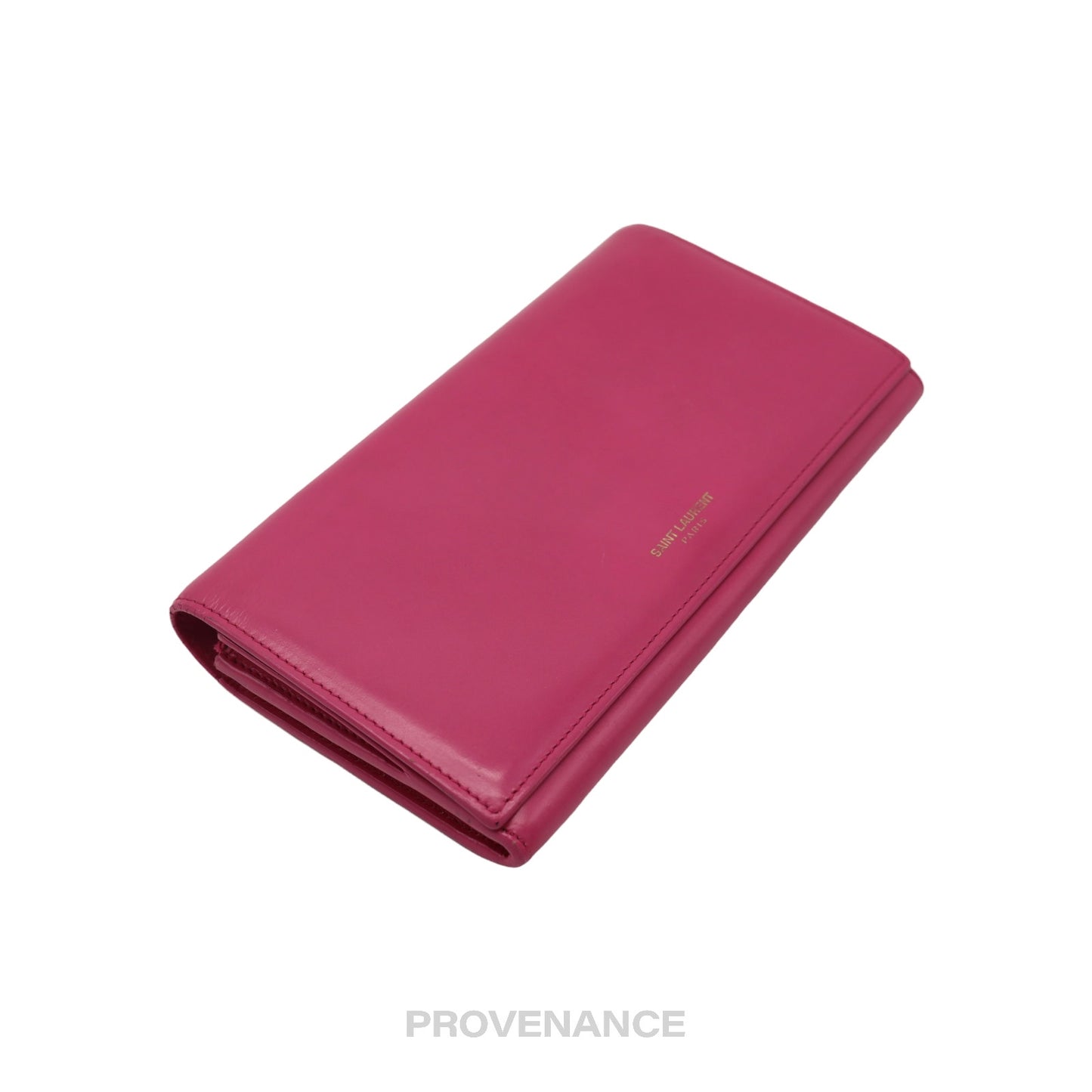 🔴 Saint Laurent Paris SLP Long Wallet - Pink