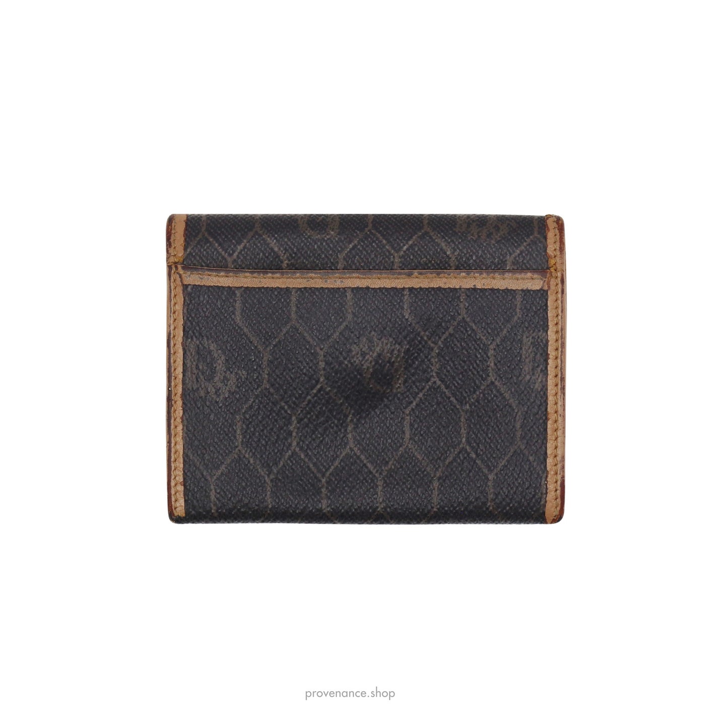 🔴 Dior Snap Wallet - Black Honeycomb Trotter