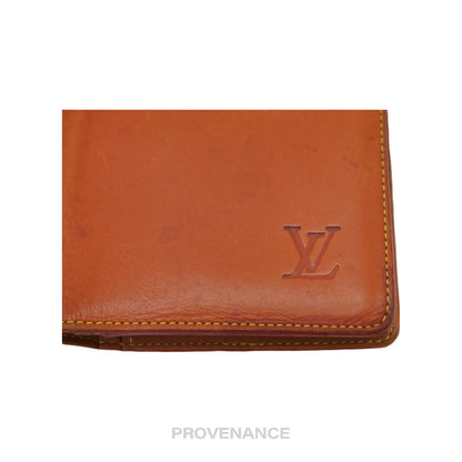 🔴 Louis Vuitton Long Wallet - Nomade Caramel Leather