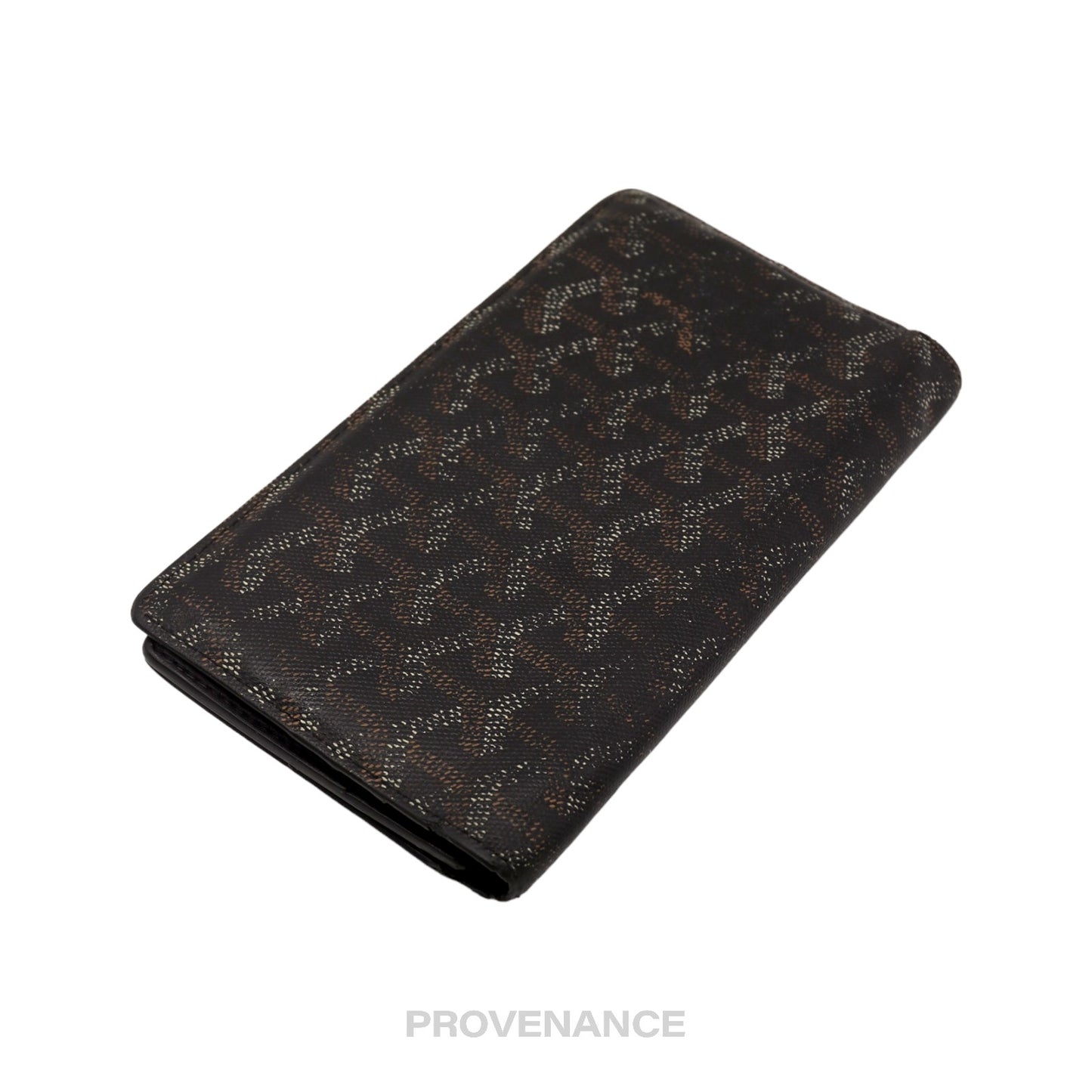 🔴 Goyard Richelieu Long Wallet - Black Goyardine