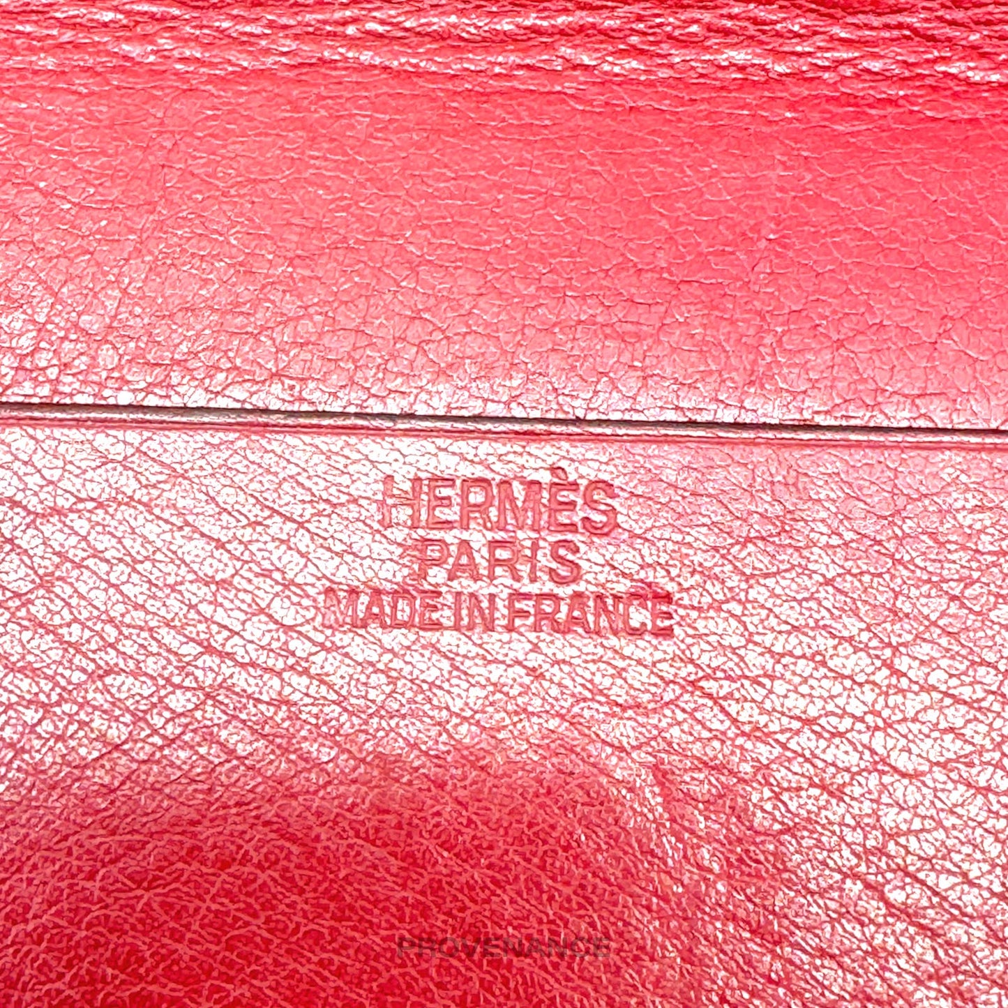 🔴 Hermès CardholderWallet - Red Box Calfskin Leather