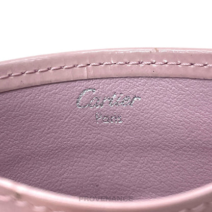 🔴 Cartier Happy Birthday Card Wallet - Pink