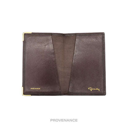 Givenchy Pocket Organizer Wallet - Chocolate Leather