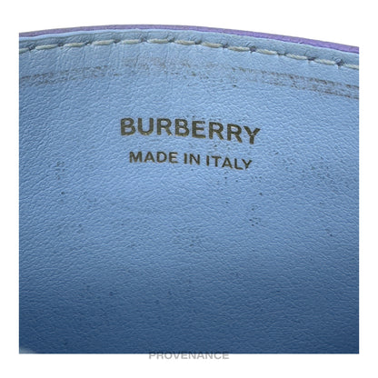 🔴 Burberry Card Holder Wallet - Lavender TB Monogram Check