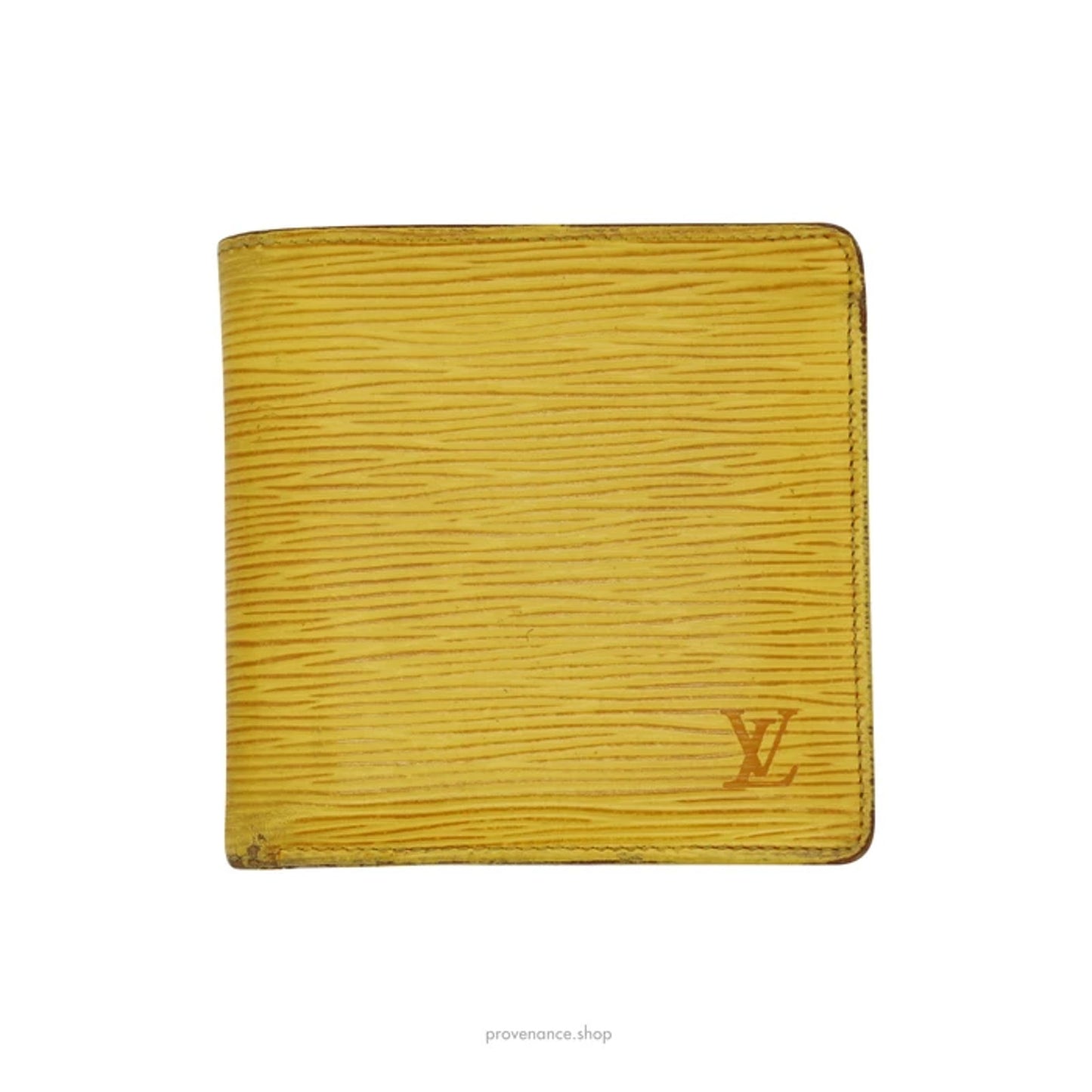 🔴 Louis Vuitton Marco Wallet - Tassil Yellow Epi Leather