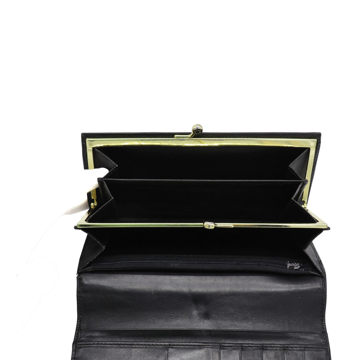 🔴 Celine Triomphe Long Wallet - Black