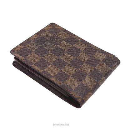 🔴 Louis Vuitton Florin Wallet - Damier Ebene