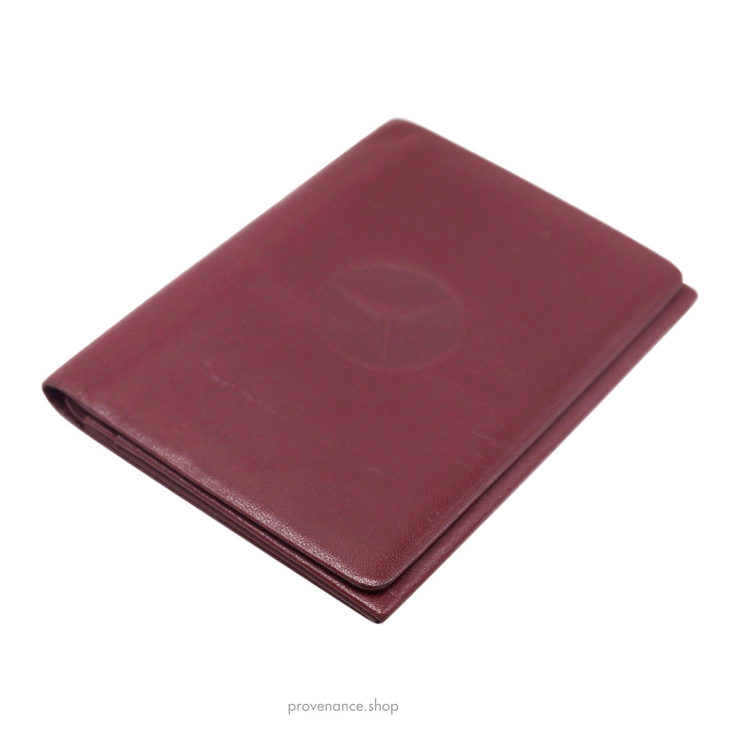 🔴 Mercedes Benz West Germany ID Card Wallet - Burgundy