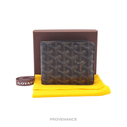 🔴 Goyard St. Florentin Wallet - Black Goyardine