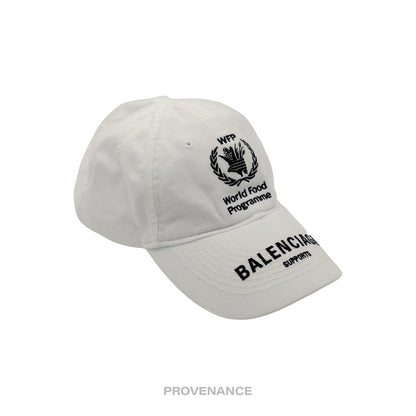 🔴 Balenciaga WFP Cap - White