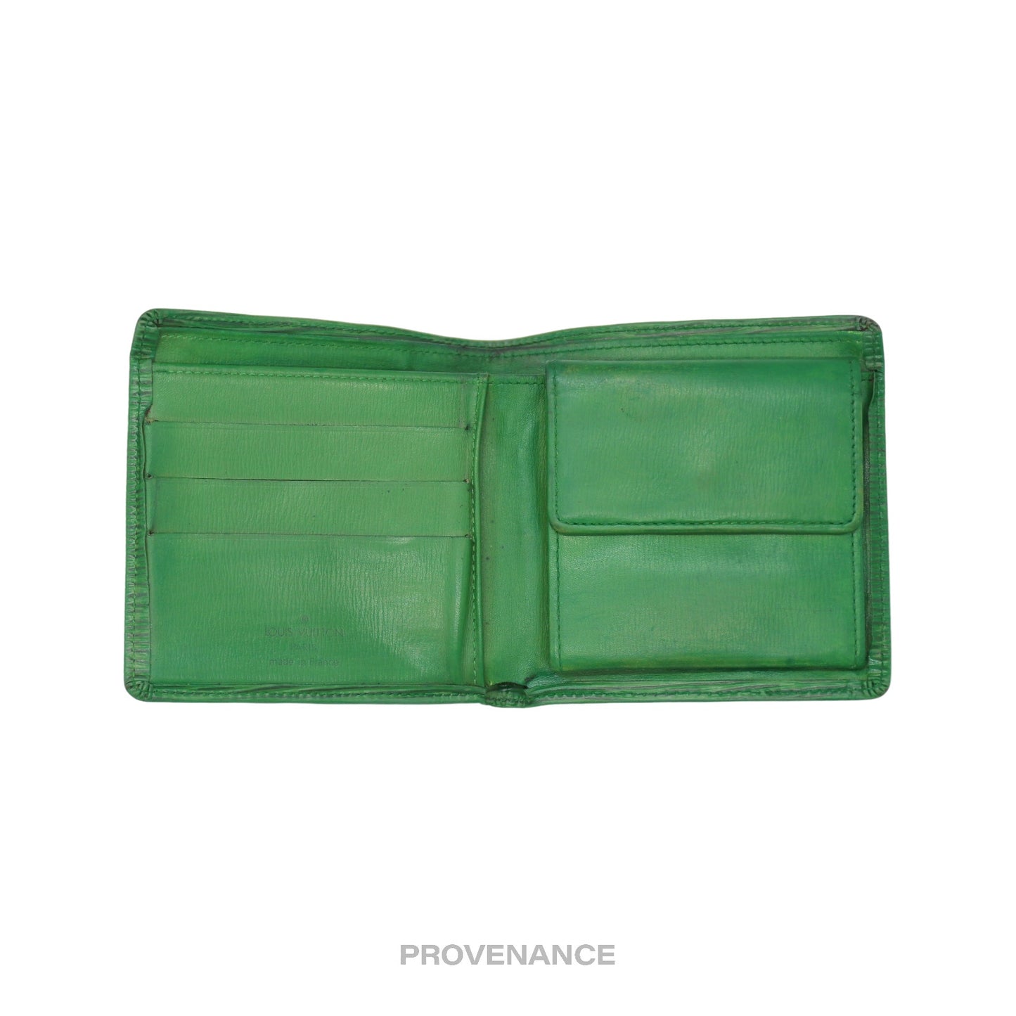 🔴 Louis Vuitton Marco Wallet - Borneo Green Epi Leather