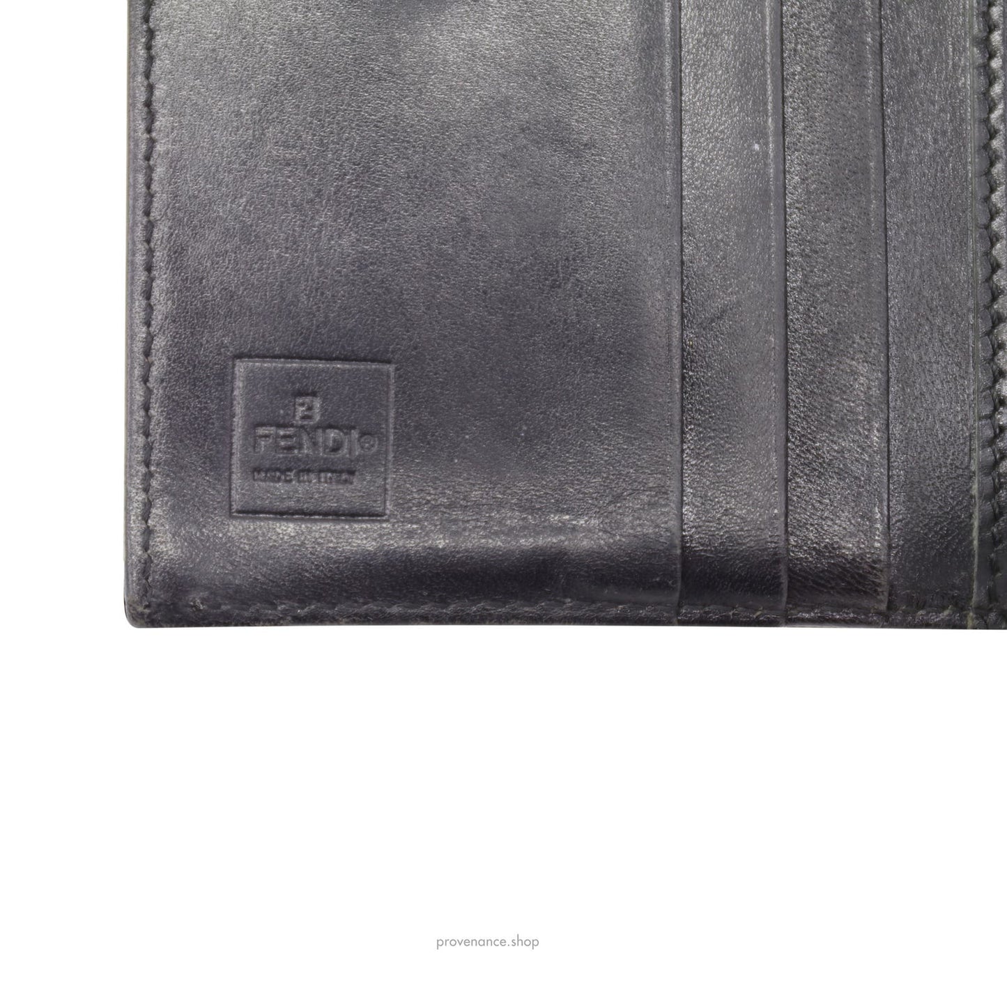 🔴 Fendi Trifold Wallet - Mini FF Zucca