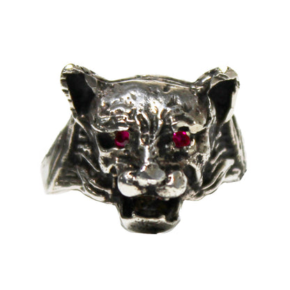 Feline Ruby Ring