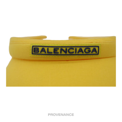 🔴 Balenciaga Logo Visor - Yellow