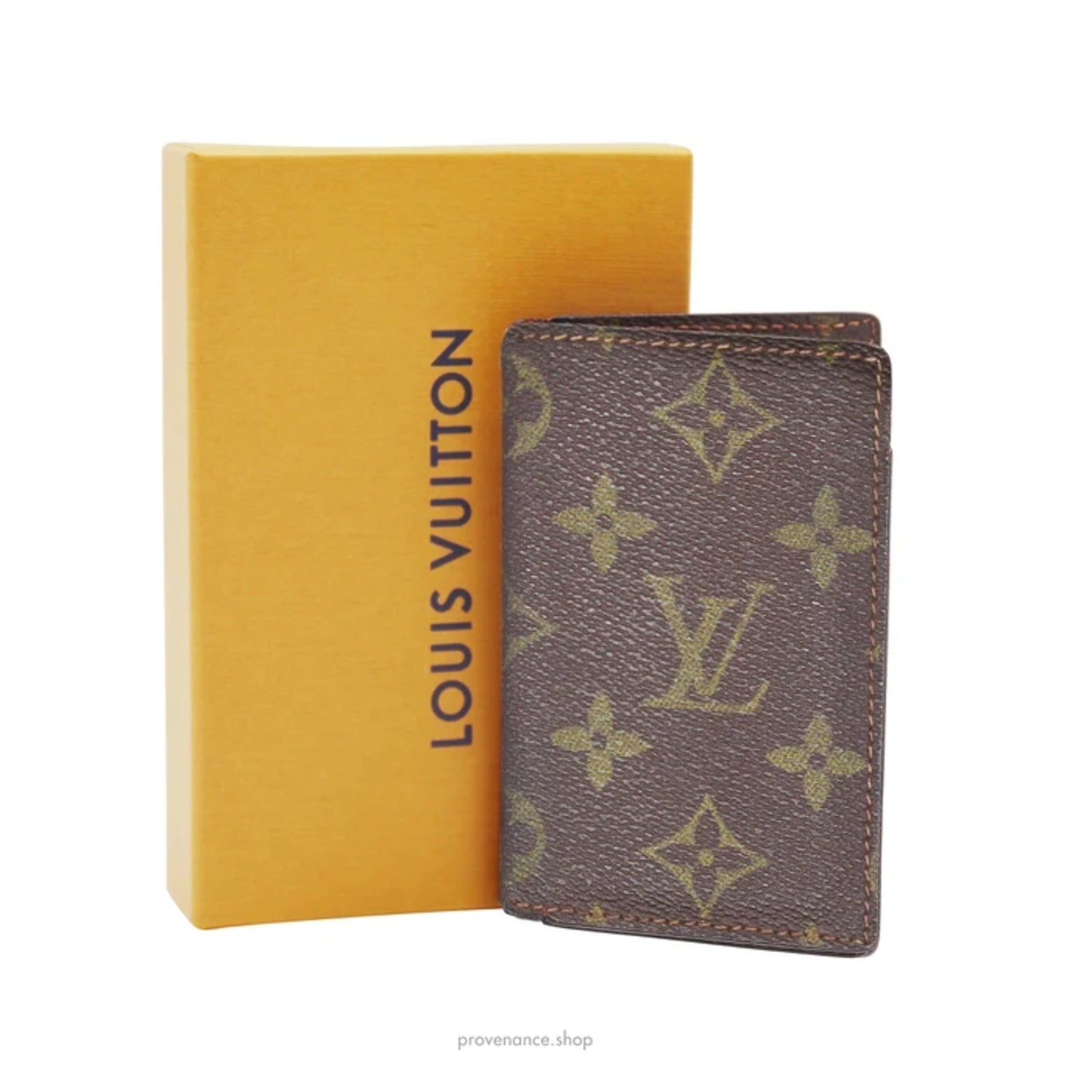 🔴 Louis Vuitton Pocket Organizer Card Wallet - Monogram