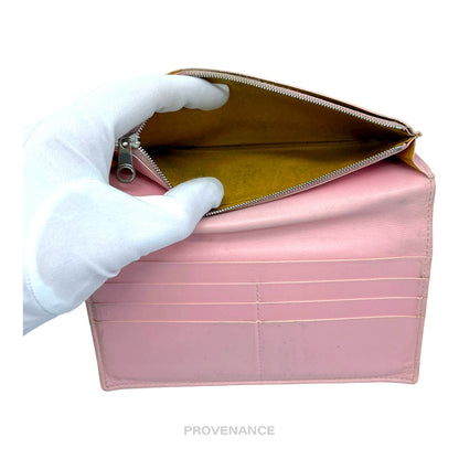 🔴 Goyard Richelieu Long Wallet - Pink Goyardine