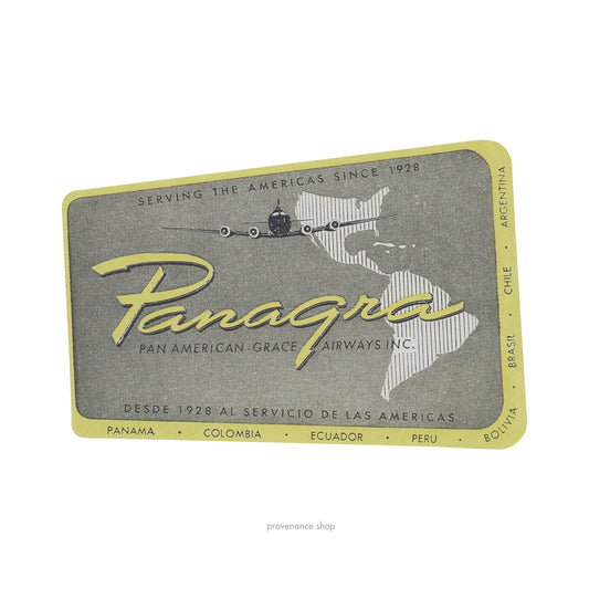 🔴 Airline Label Postcard Sticker- PANAGRA