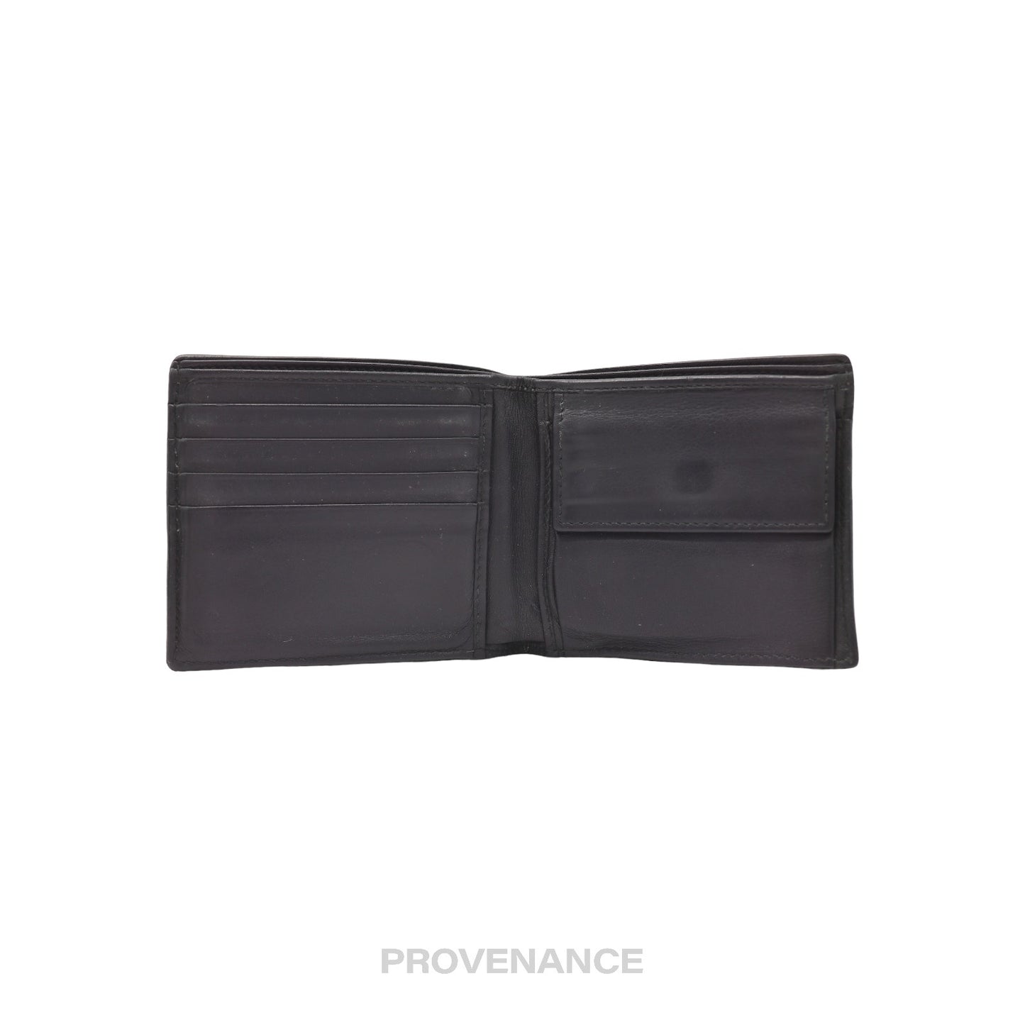 🔴 Gucci Embossed Bifold Wallet - Black