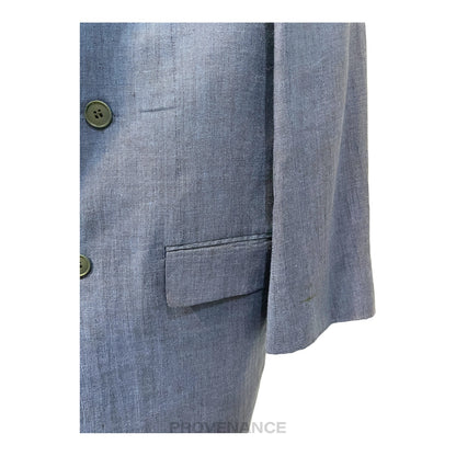 🔴 Christian Dior Monsieur Jacket - Blue Linen