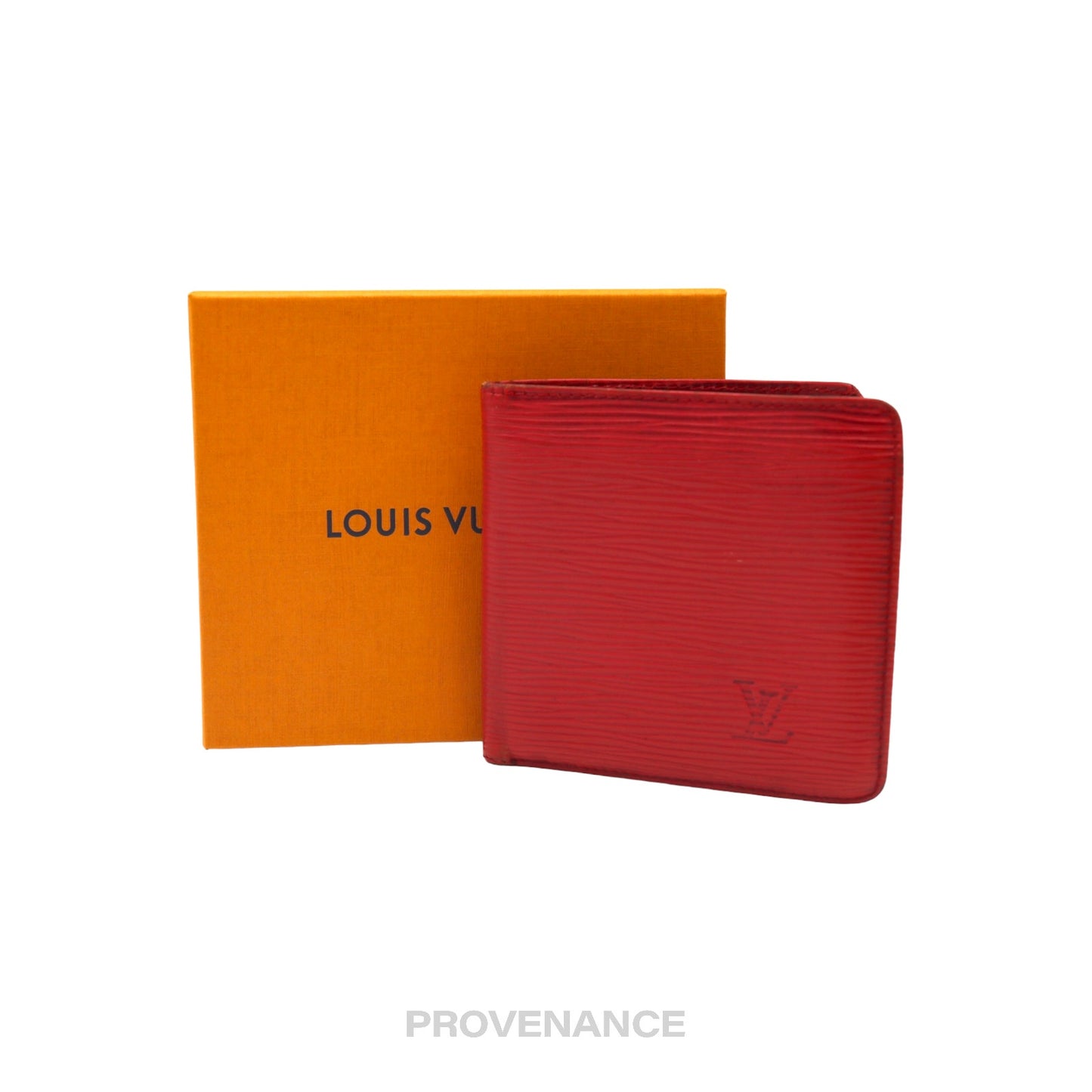 🔴 Louis Vuitton Marco Wallet in Red Epi Marco Malletier