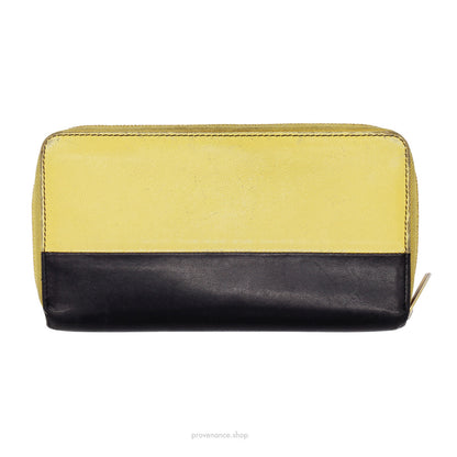 🔴 Celine Multifunction Zip Wallet - Yellow/Black