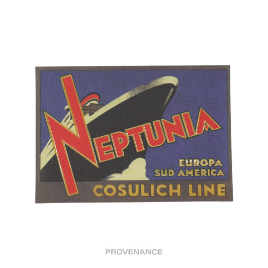 🔴 Louis Vuitton Ocean Liner Sticker Postcard - Neptunia