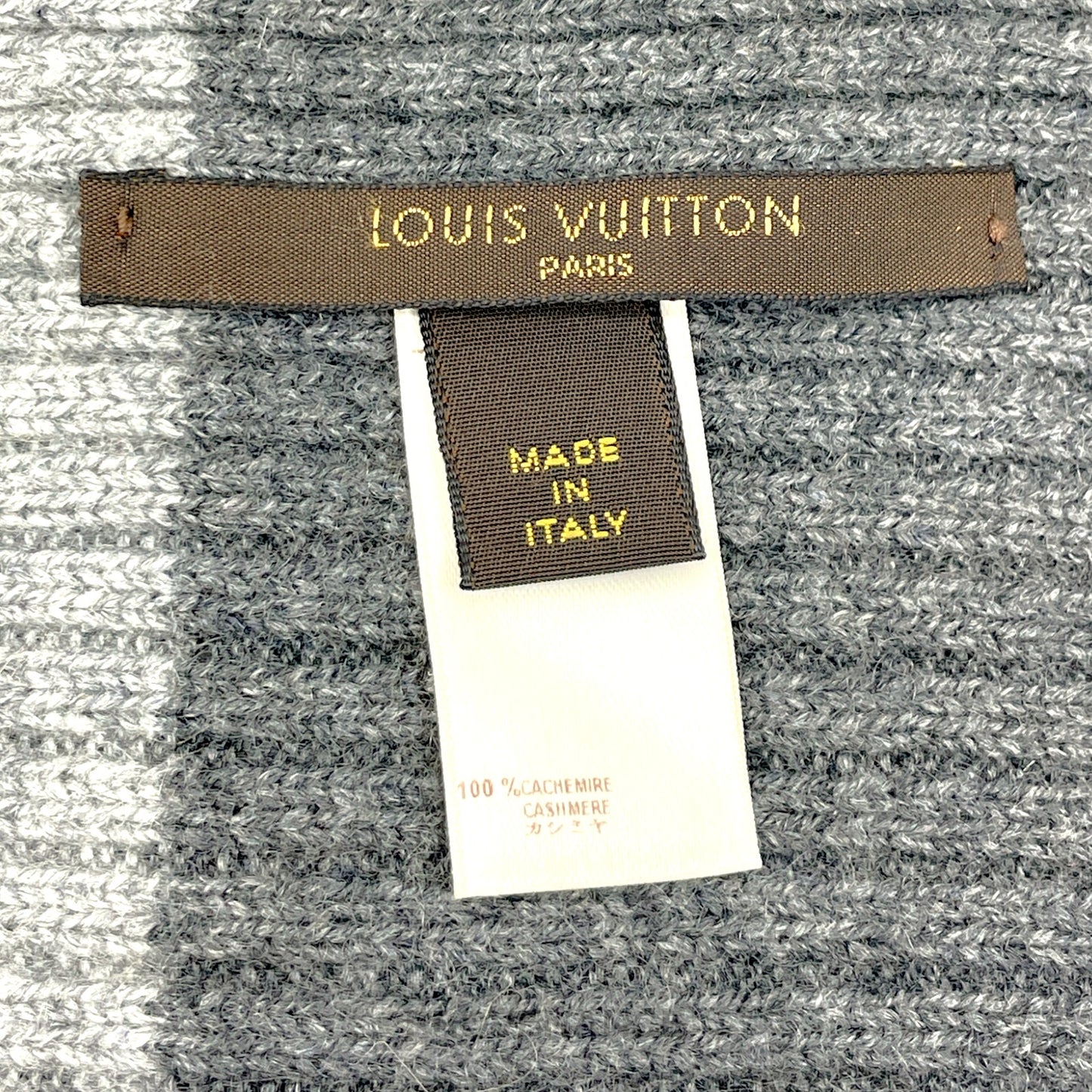 🔴 Louis Vuitton Cashmere Scarf -Grey