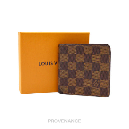 🔴 Louis Vuitton Marco Wallet - Damier Ebene