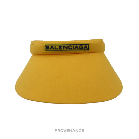 🔴 Balenciaga Logo Visor - Yellow