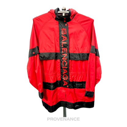 🔴 Balenciaga Golf Wind Breaker Jacket - Red