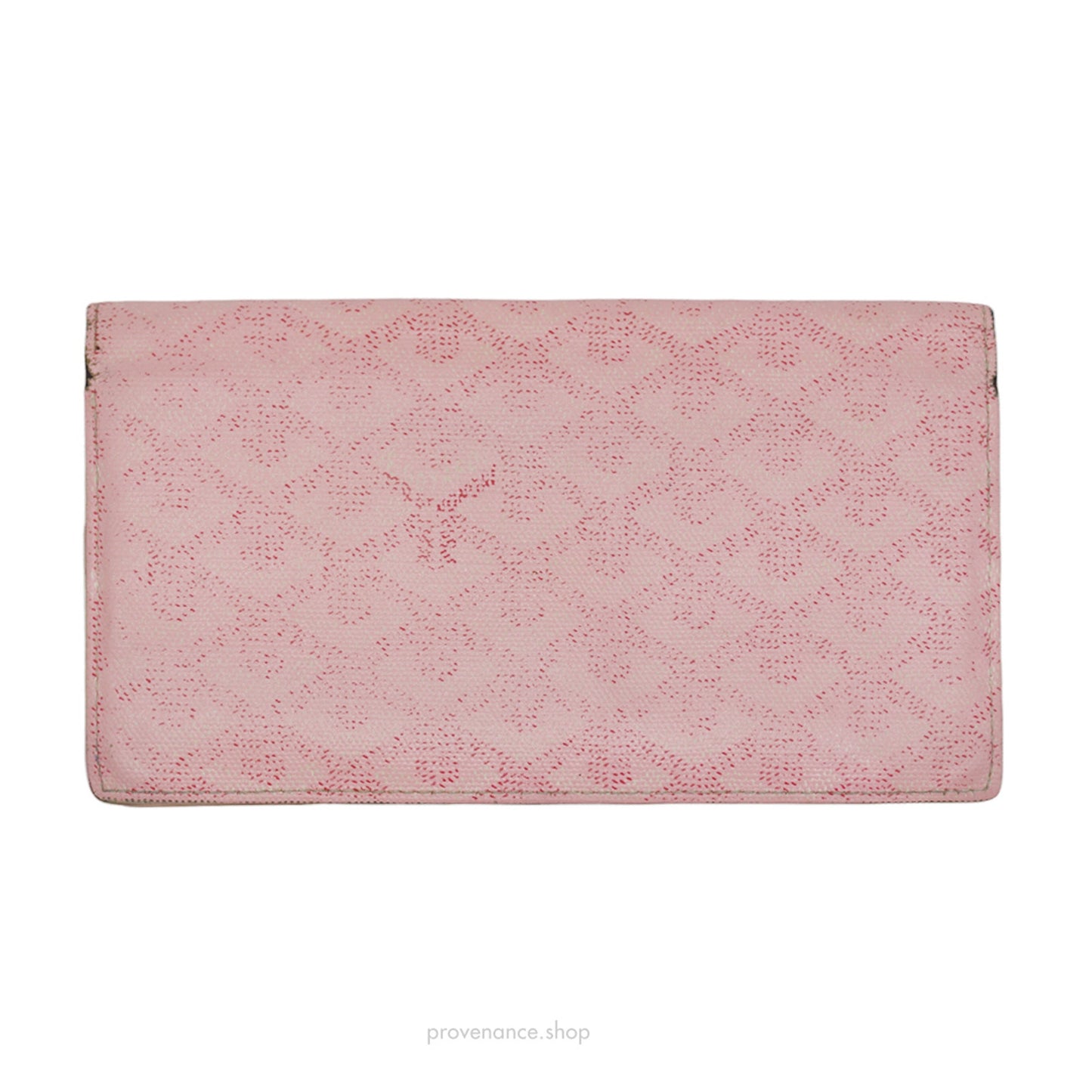 🔴 Goyard Richelieu Long Wallet - Pink Goyardine