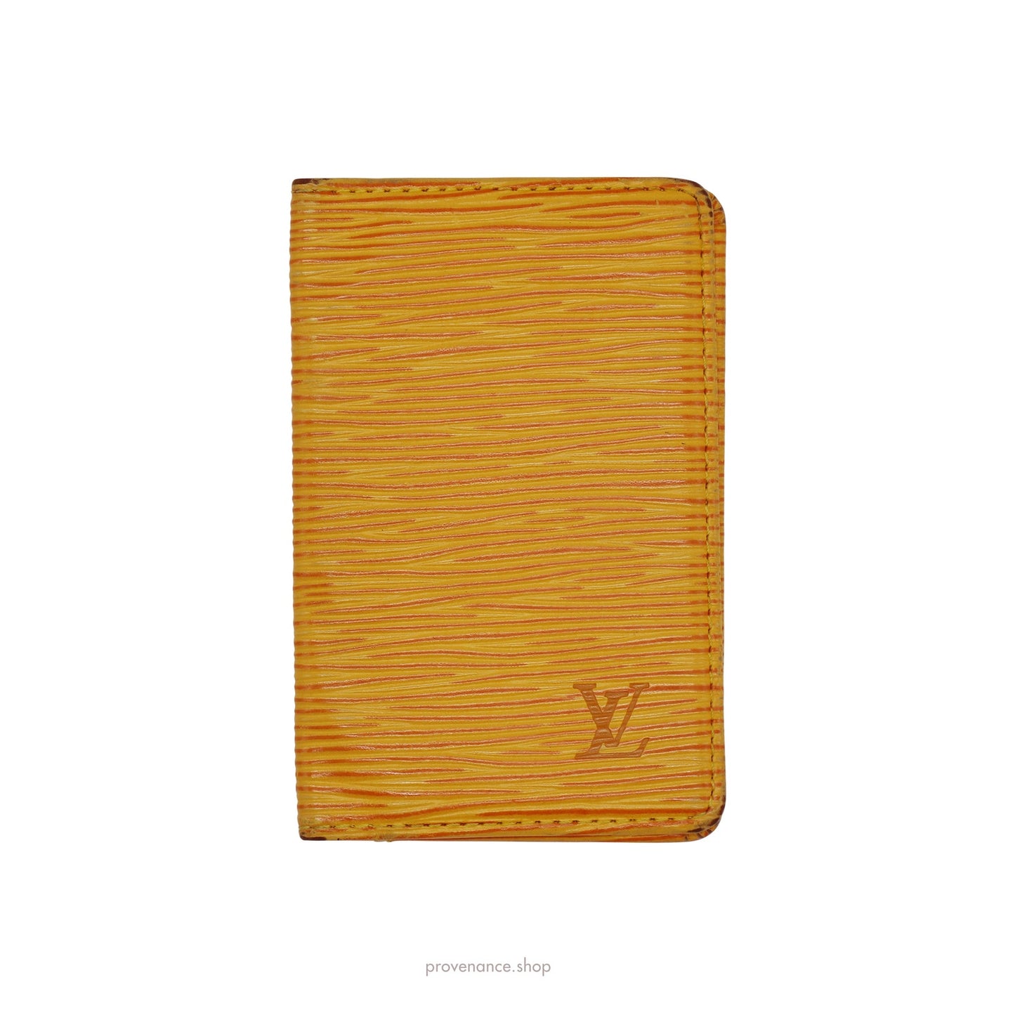 🔴 Louis Vuitton Pocket Organizer Wallet - Tassil Yellow Epi Leather