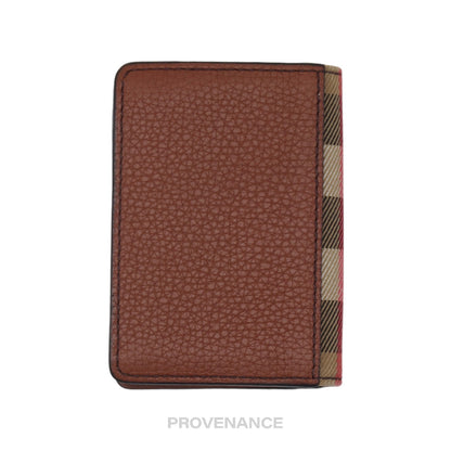 🔴 Burberry Pocket Organizer Wallet - Nova Check