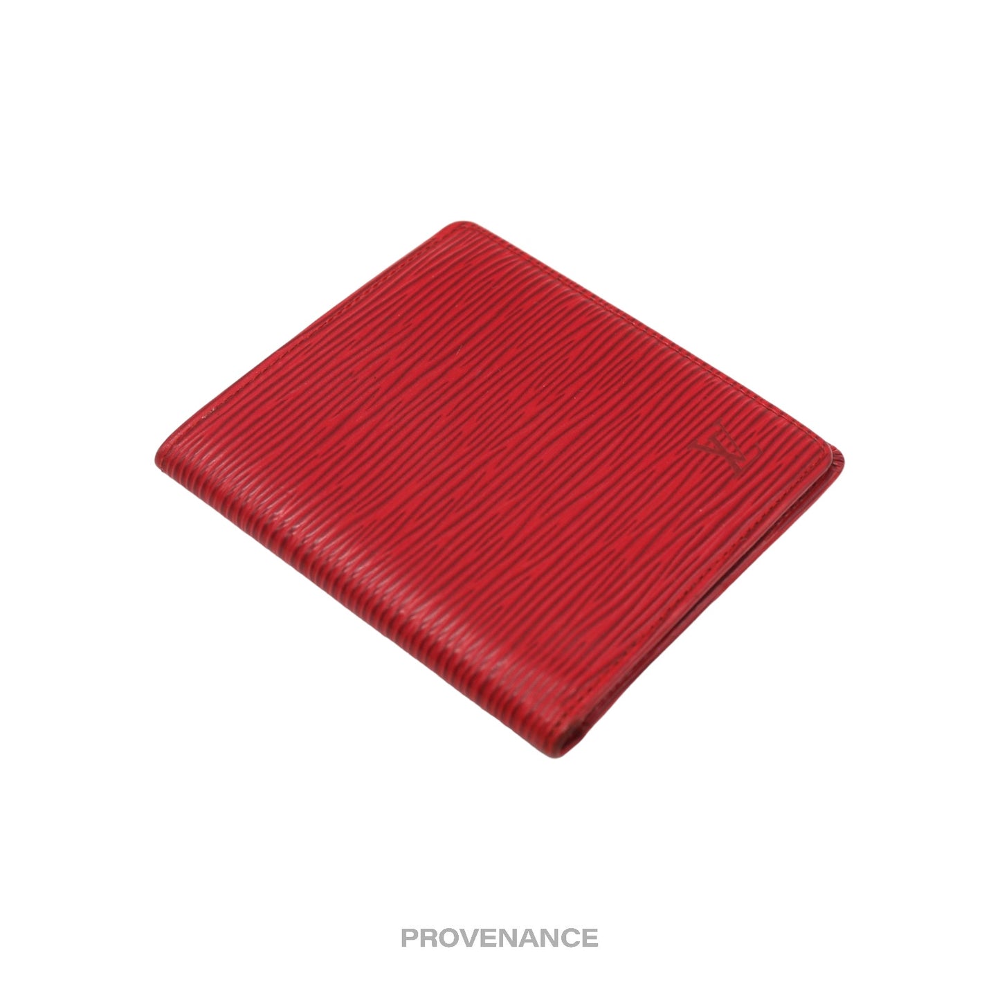 🔴 Louis Vuitton 6CC Bifold Wallet - Red Epi Leather