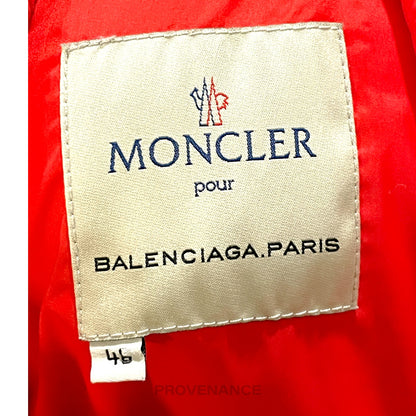 🔴 Moncler x Balenciaga Hooded Down Vest - Red