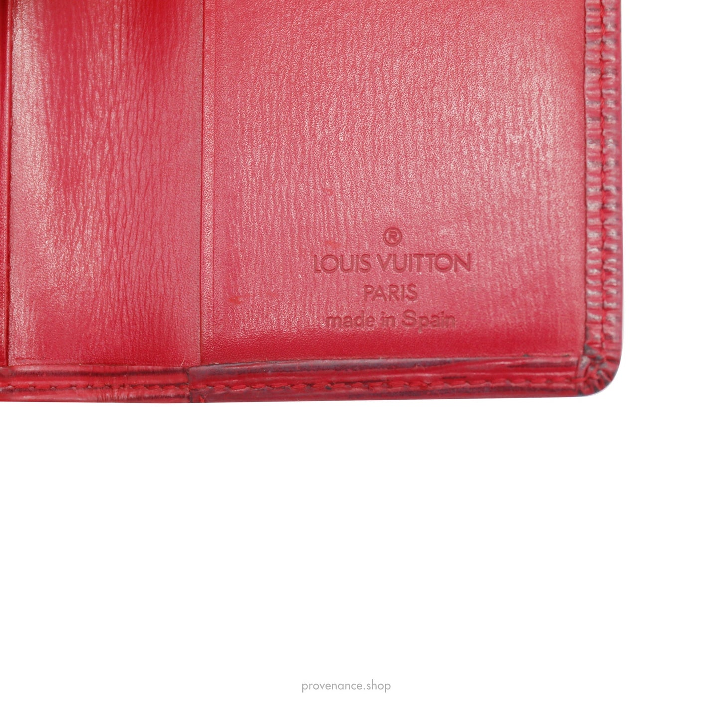 🔴 Louis Vuitton Pocket Organizer Wallet - Red Epi Leather