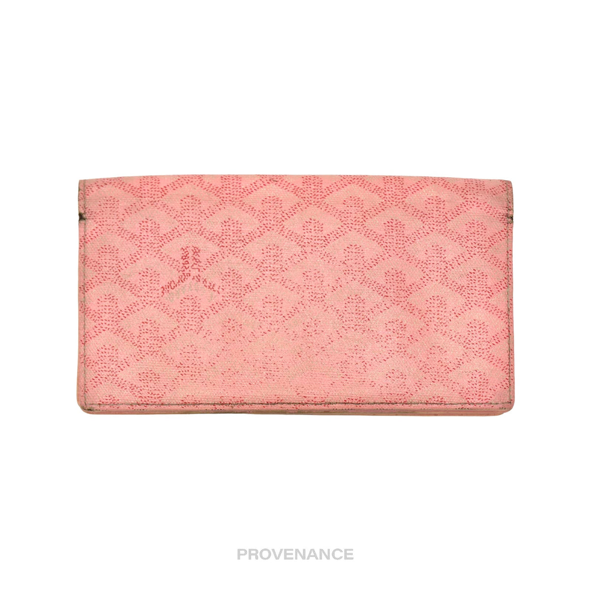 🔴 Goyard Richelieu Long Wallet - Pink Goyardine