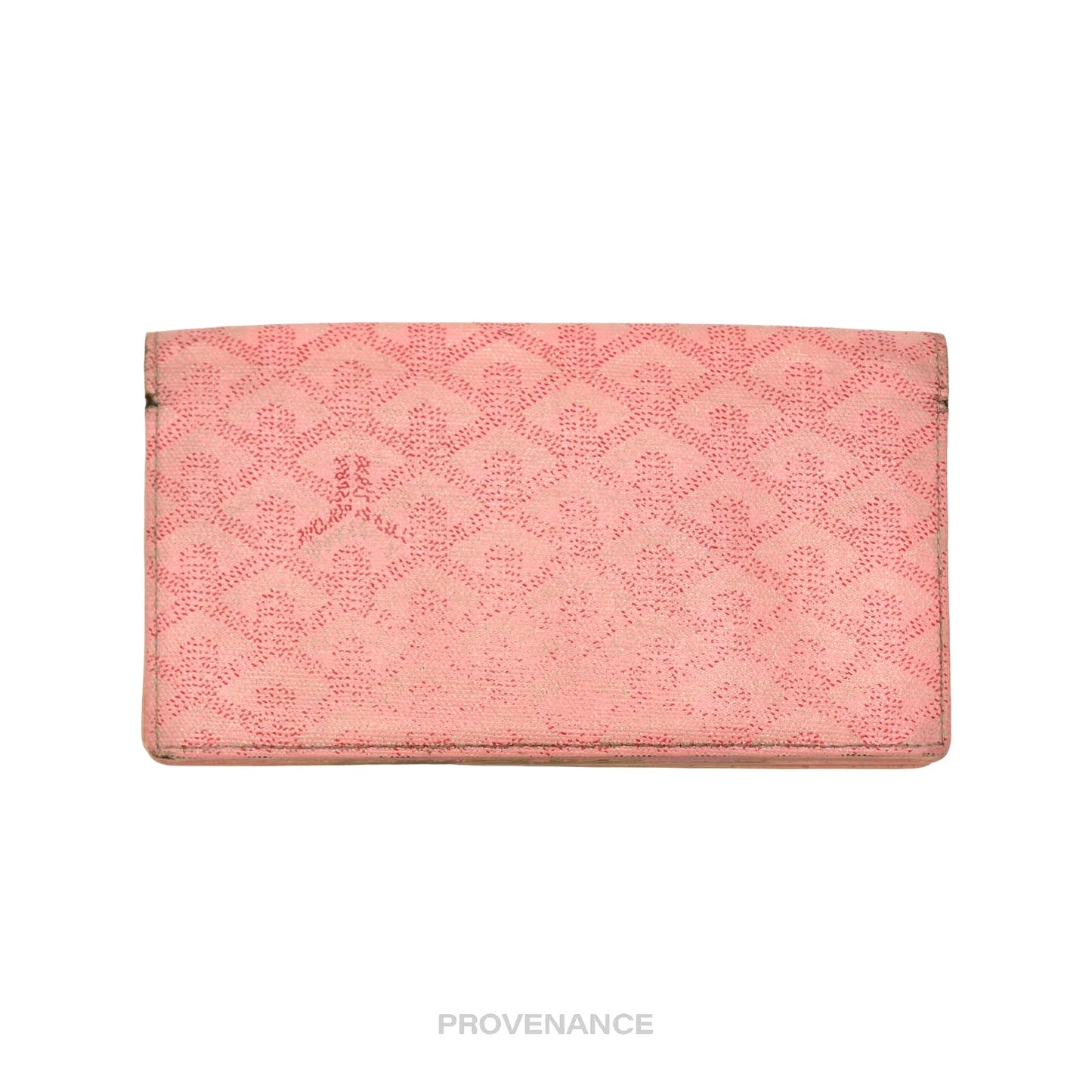 🔴 Goyard Richelieu Long Wallet - Pink Goyardine