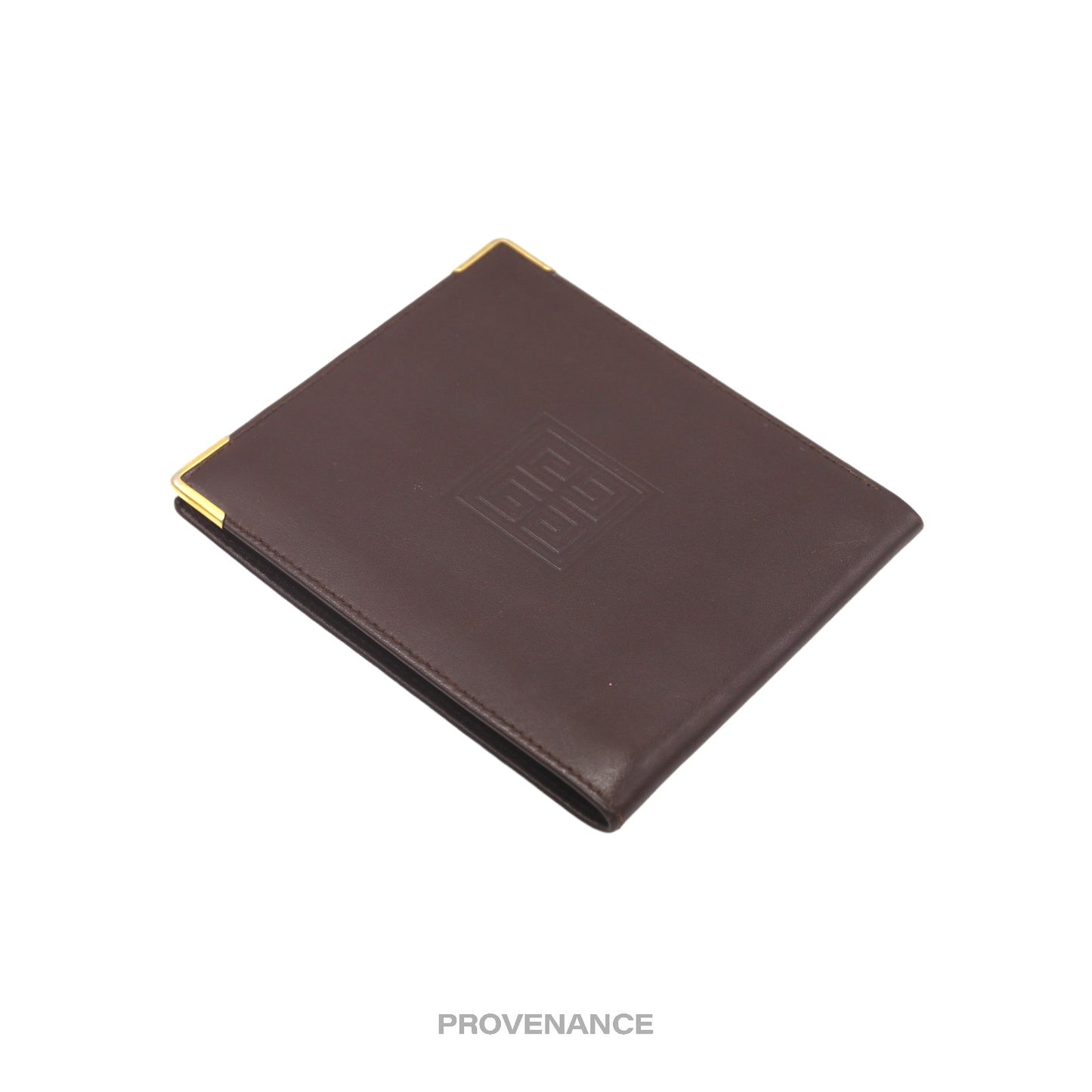 🔴 Givenchy Bifold Wallet - Chocolate Leather