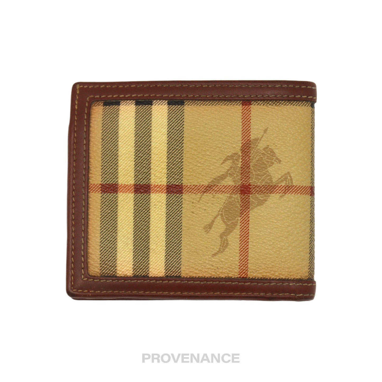 🔴 Burberry Bifold Wallet - Nova Check Brown