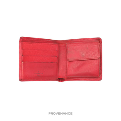 🔴 Louis Vuitton Marco Wallet - Red Epi Leather