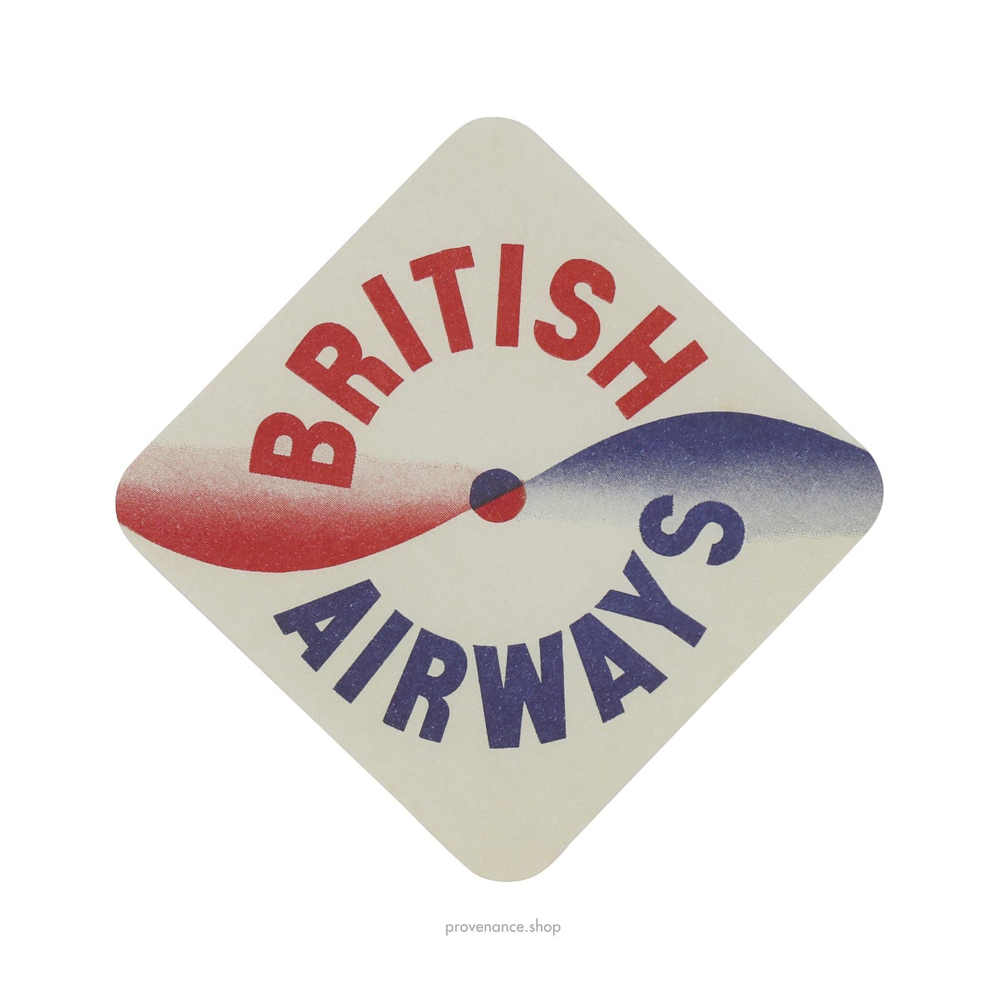 🔴Airline Label Postcard Sticker- BRITISH AIRWAYS