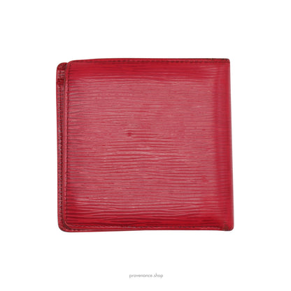 🔴 Louis Vuitton Marco Wallet - Red Epi Leather