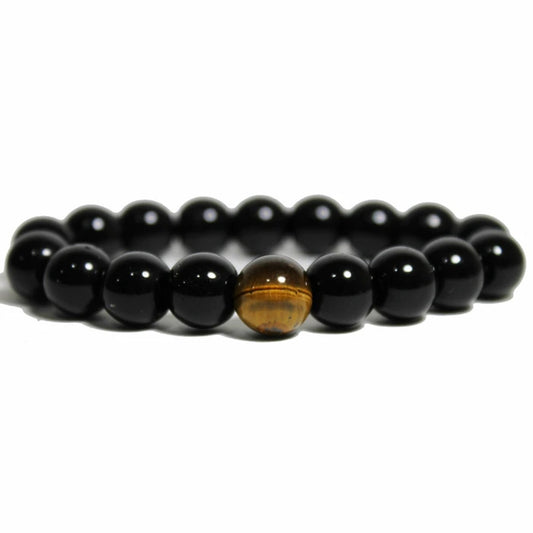 🔴 Bracelet - Tiger's Eye & Onyx