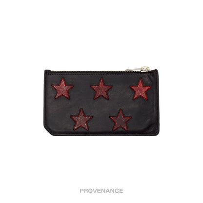 🔴 Saint Laurent Paris SLP Stars Fragment Card Wallet